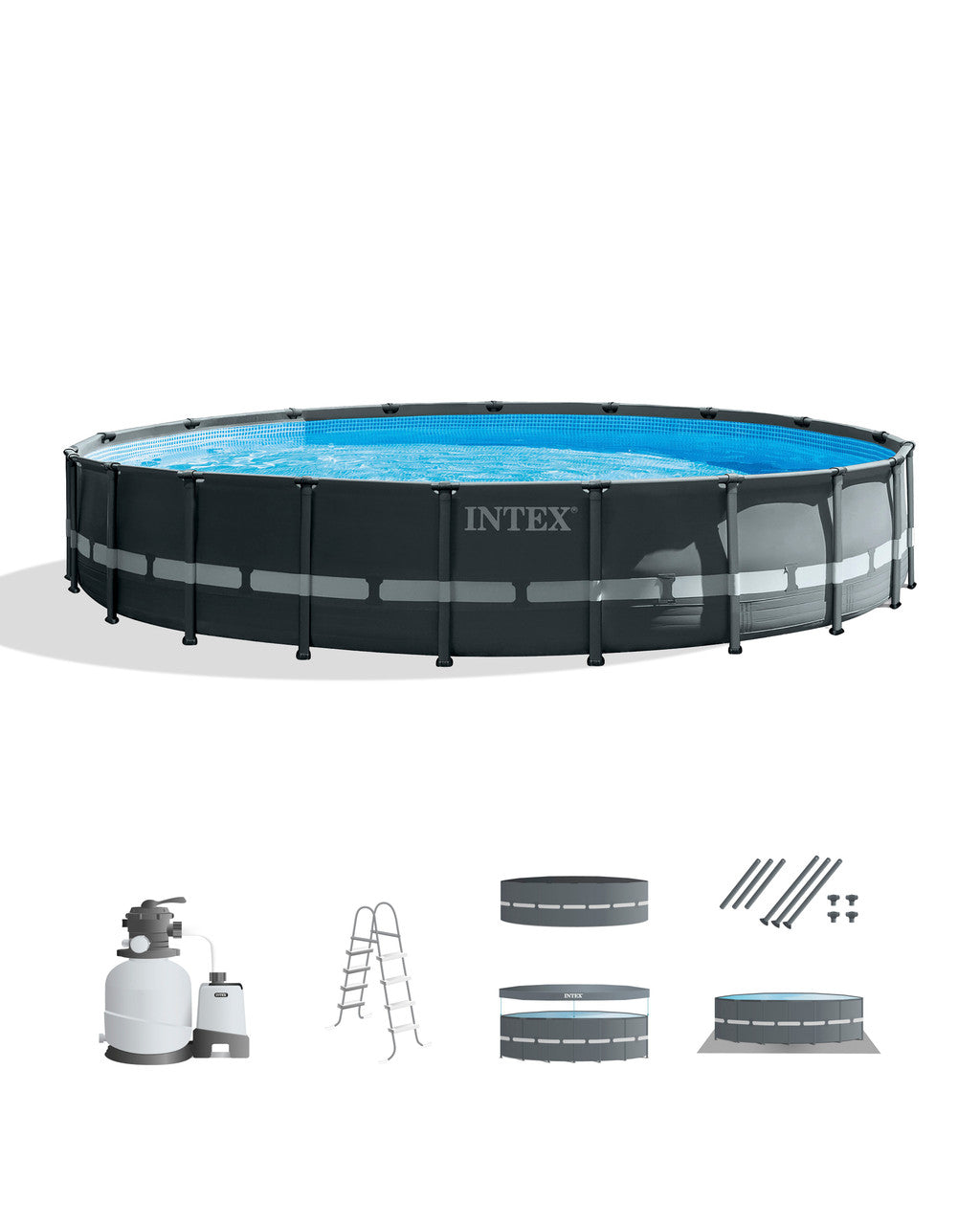 Ultra XTR® Frame Above Ground Pool w/ Sand Filter Pump - 20' x 48"