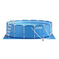 INTEX 28241EH Metal Frame Above Ground Swimming Pool Set: 15ft x 48in – Includes 1000 GPH Cartridge Filter Pump – Removable Ladder – Pool Cover – Ground Cloth Metal Frame Pool